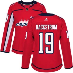 Damen Washington Capitals Trikot Nicklas Backstrom 19 Rot Authentic